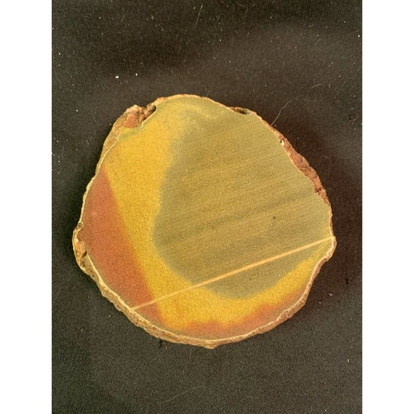 BLUE, ORANGE & BROWN BANDED AGATE SLAB - Picture 3 of 6